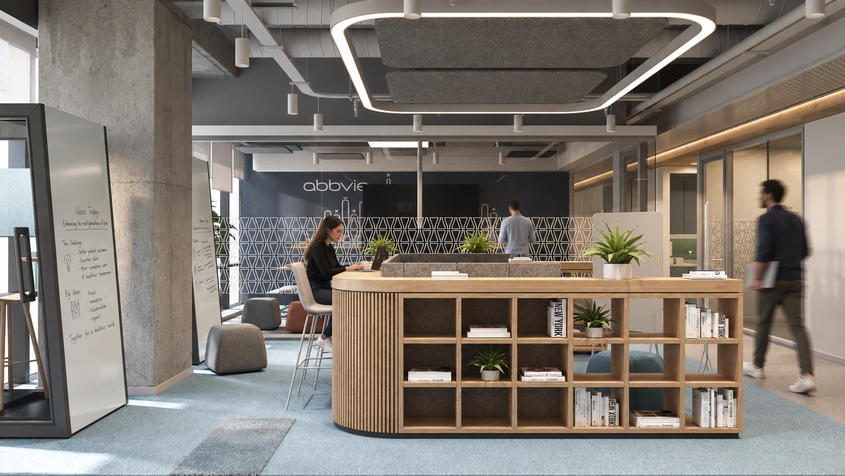 Abbvie ofis iç mimarisi